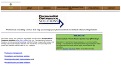 Desktop Screenshot of pharmoutsource.com